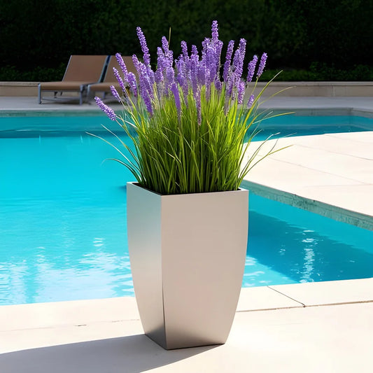 NMN Designs Madeira Cubica Stainless Steel Planter