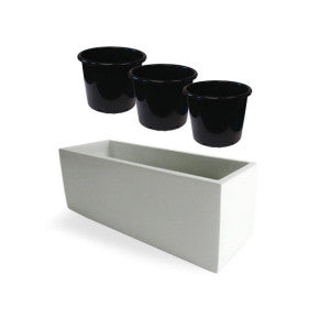 Tupelo Fiberglass Rectangle Planter