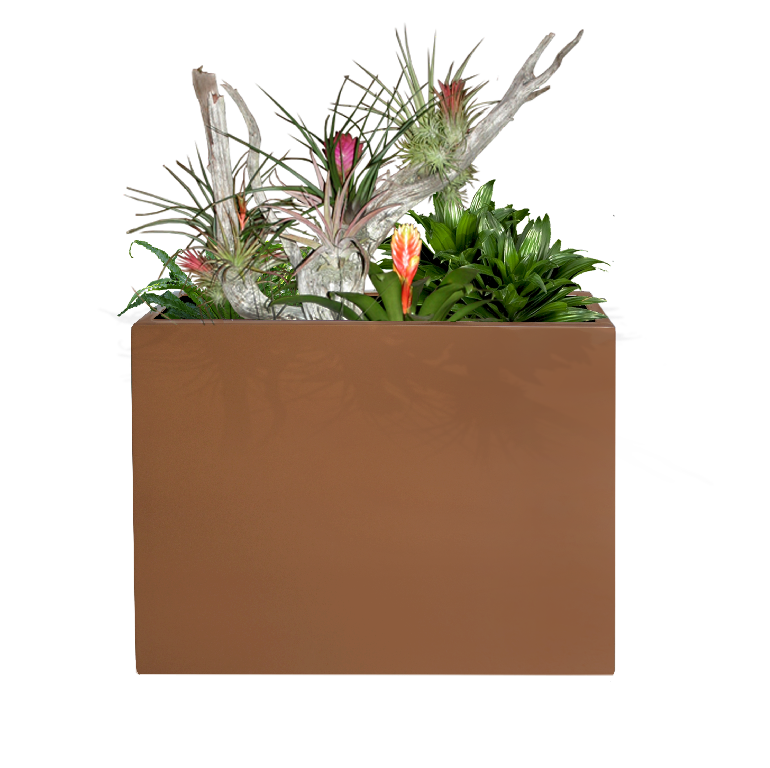 Amesbury Rectangular Fiberglass Planter Box