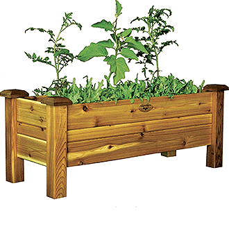 Gronomics Easy Assembly Planter Box 18X48X19 - Finished - gardenmybalcony.com