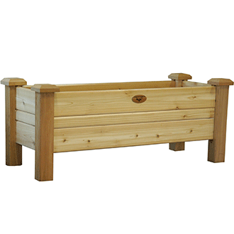 Gronomics Easy Assembly Planter Box 18X48X19 - Unfinished - gardenmybalcony.com