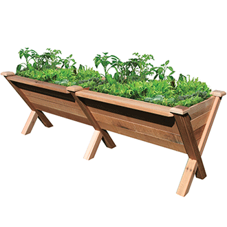 Gronomics Easy Assembly Rustic Garden Wedge Extension Kit 34X48X32 - gardenmybalcony.com - 2