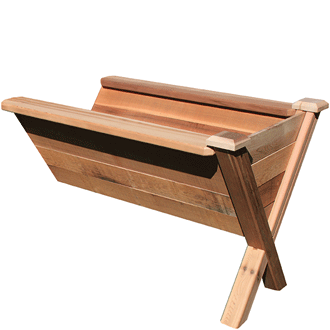 Gronomics Easy Assembly Rustic Garden Wedge Extension Kit 34X48X32 - gardenmybalcony.com - 1