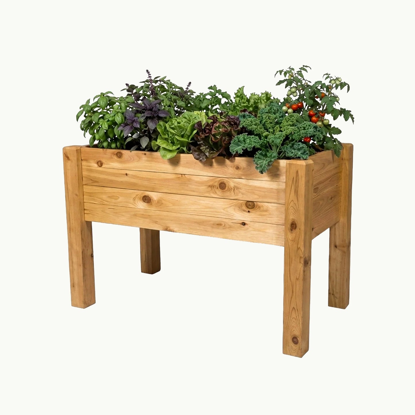 Elevated Garden Bed – 24" x 48" x 32" – Tall 14" Planting Depth