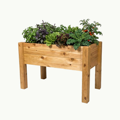 Elevated Garden Bed – 24" x 48" x 32" – Tall 14" Planting Depth