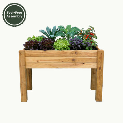 Elevated Garden Bed – 24" x 48" x 32" – Tall 10.5" Planting Depth