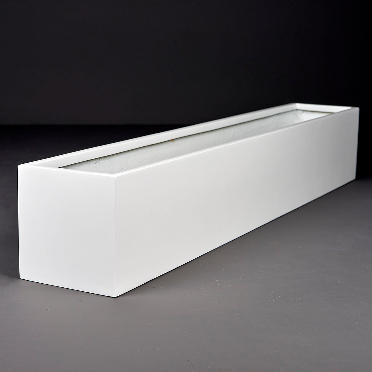 Monaco Table Top Fiberglass Rectangle Planter