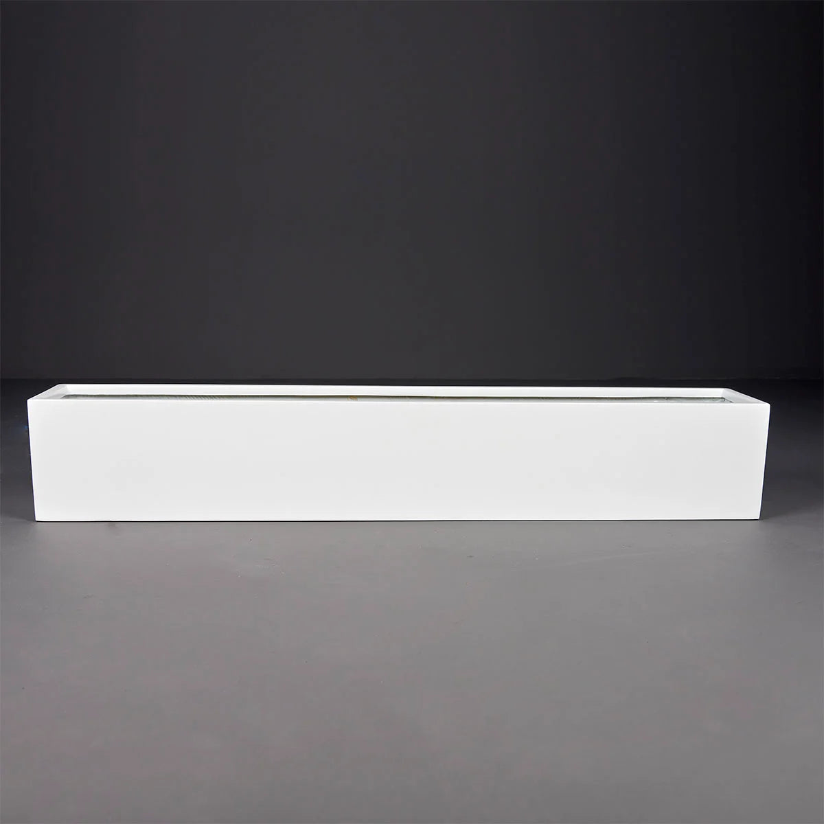 Monaco Table Top Fiberglass Rectangle Planter