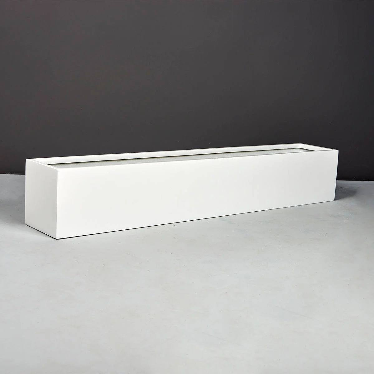 Monaco Table Top Fiberglass Rectangle Planter
