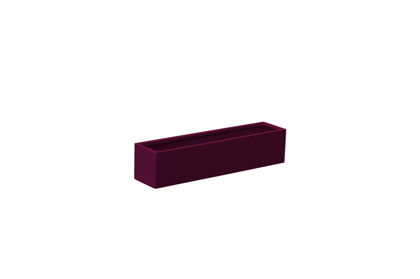 Monaco Table Top Fiberglass Rectangle Planter