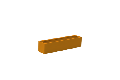 Monaco Table Top Fiberglass Rectangle Planter