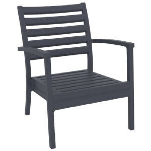 Compamia Artemis XL Club Indoor Outdoor Patio Chair - Set of 2 -  - 8