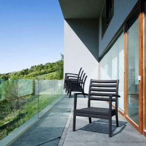 Compamia Artemis XL Club Indoor Outdoor Patio Chair - Set of 2 -  - 3