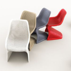 Compamia Bloom Modern Resin Outdoor Chair - Set of 2 -  - 13