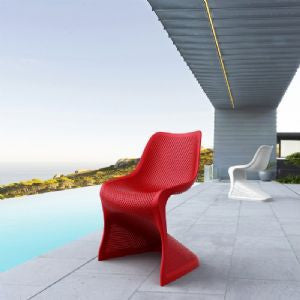 Compamia Bloom Modern Resin Outdoor Chair - Set of 2 -  - 14