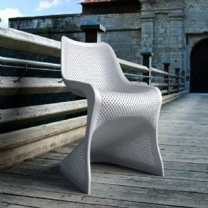 Compamia Bloom Modern Resin Outdoor Chair - Set of 2 -  - 4