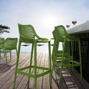 Compamia Air Indoor Outdoor Resin Modern Bar Stool - Set of 2 -  - 11