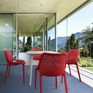 Compamia Air Dove Indoor Outdoor Resin Modern Chair - Set of 2 -  - 12