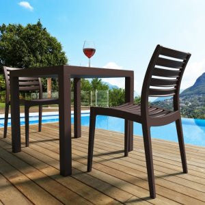 Compamia Ares Indoor Outdoor Resin Dining Chair - Set of 2 -  - 9