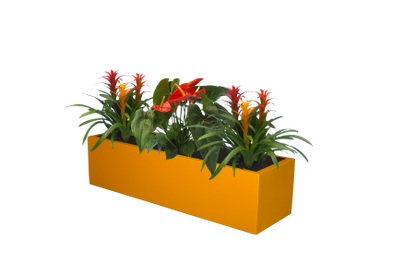 Bonn Low Rectangle Fiberglass Planter