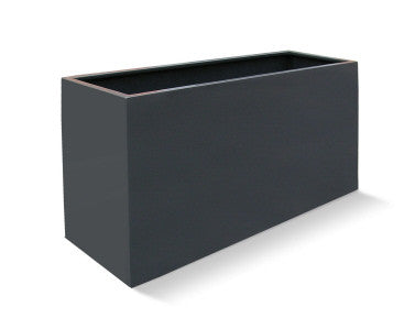 long narrow plastic planter boxes Milano Narrow Fiberglass Rectangular Planter Box – gardenmybalcony.com