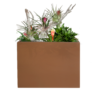 Amesbury Rectangular Fiberglass Planter Box