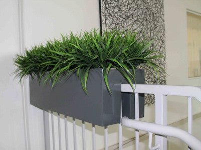 Tiergarden Fiberglass Rectangular Rail Planter