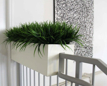 Tiergarden Fiberglass Rectangular Rail Planter