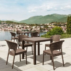 Compamia Daytona Wickerlook Resin Outdoor Chair - Set of 2 -  - 7