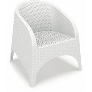 Compamia Aruba Wickerlook Resin Outdoor Chair - Set of 2 -  - 4
