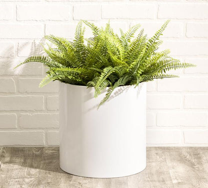 NMN Designs KnoxMod Cylinder Heavy Duty Planter - White