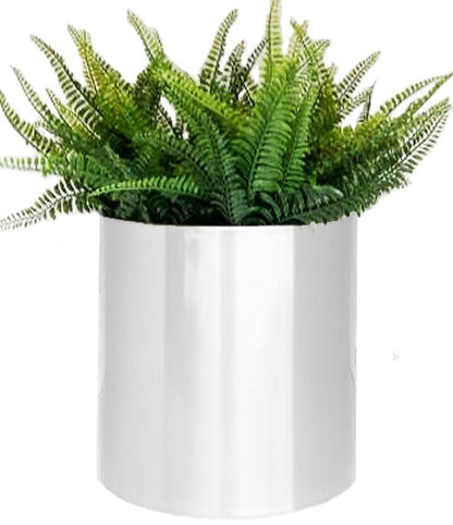 NMN Designs KnoxMod Cylinder Heavy Duty Planter - White