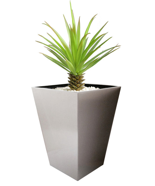 NMN Designs Madeira Conica Stainless Steel Planter