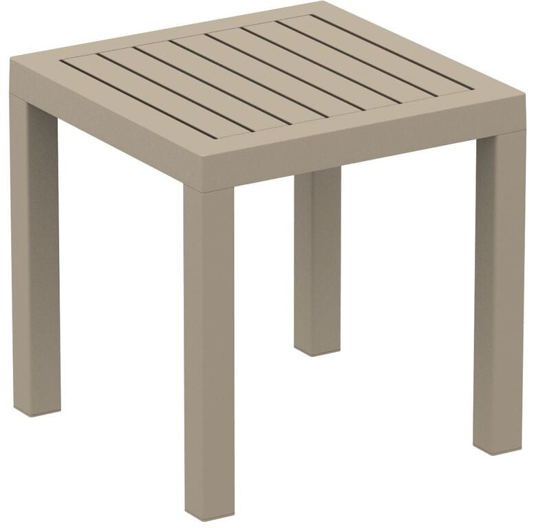 Compamia Outdoor Ocean Square Resin Side Table -  - 3