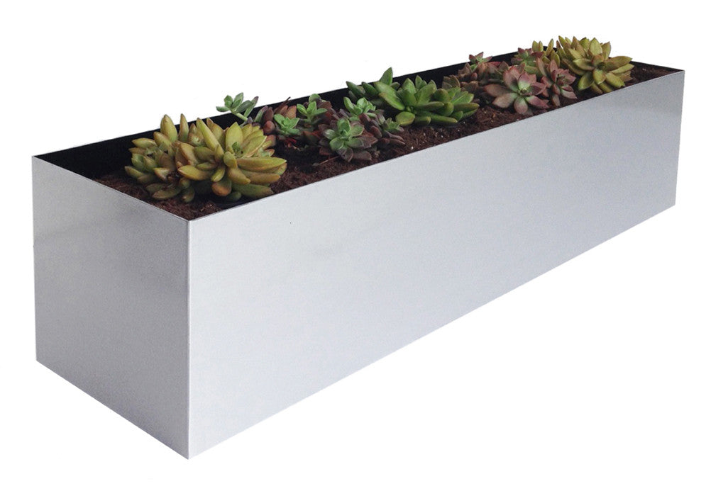 NMN Designs Madeira Aluminum Window Box / Barrier Planter -  - 2